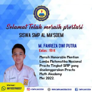 Prestasi siswa Al Masoem (1)