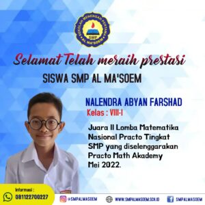 Prestasi siswa Al Masoem (3)