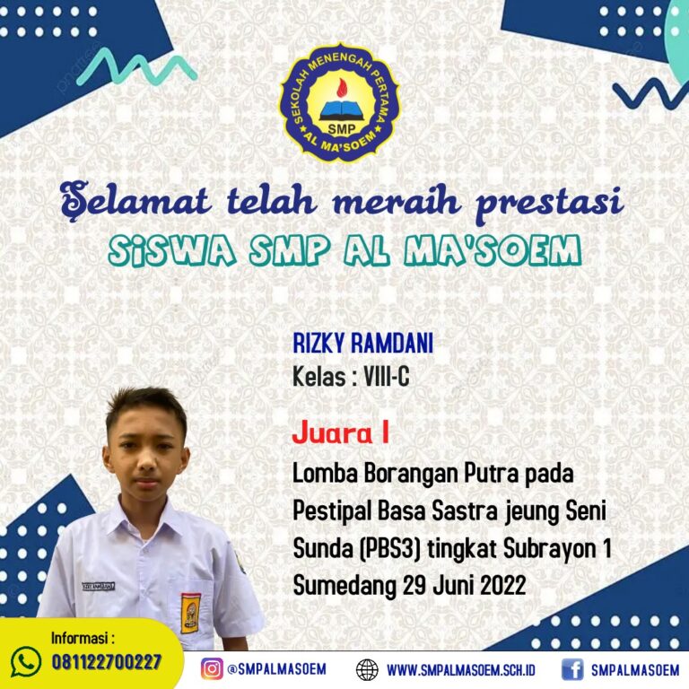 Prestasi siswa siswi SMP Al Masoem (6)