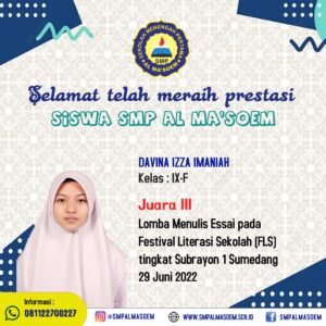 Prestasi siswa siswi SMP Al Masoem (8)