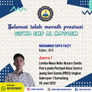 Prestasi siswa siswi SMP Al Masoem (9)