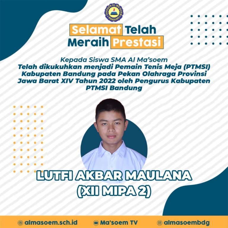 Prestasi siswa Al Masoem