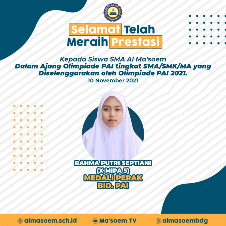 Prestasi siswa Al Masoem