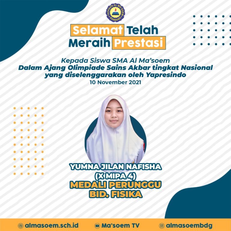 Prestasi siswa Al Masoem