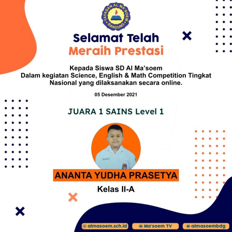 Prestasi siswa Al Masoem