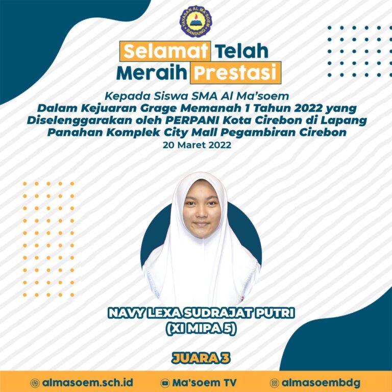 Prestasi siswa Al Masoem