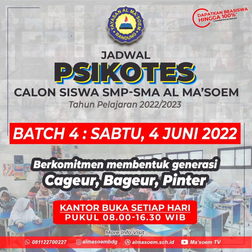 Psikotes masuk sekolah