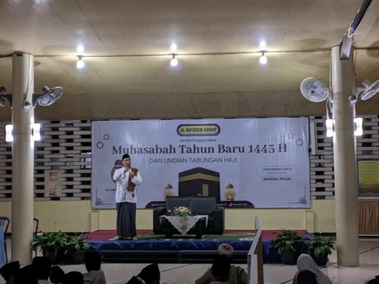 KH Asep Saepulloh Peringatan tahun baru Hijriyah 1445 di Al Masoem