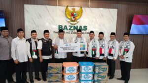 Pemberian bantuan Sosial Kepada BAZNAS dan KEdutaan BEsar Palestina (8)