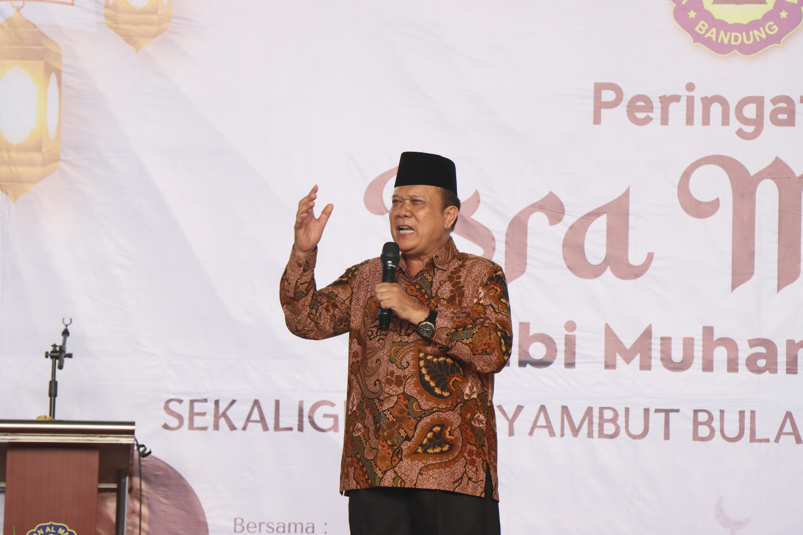 Prof Dr Zainal Abidin PhD di Peringatan Isra Miraj di Yayasan Al Masoem