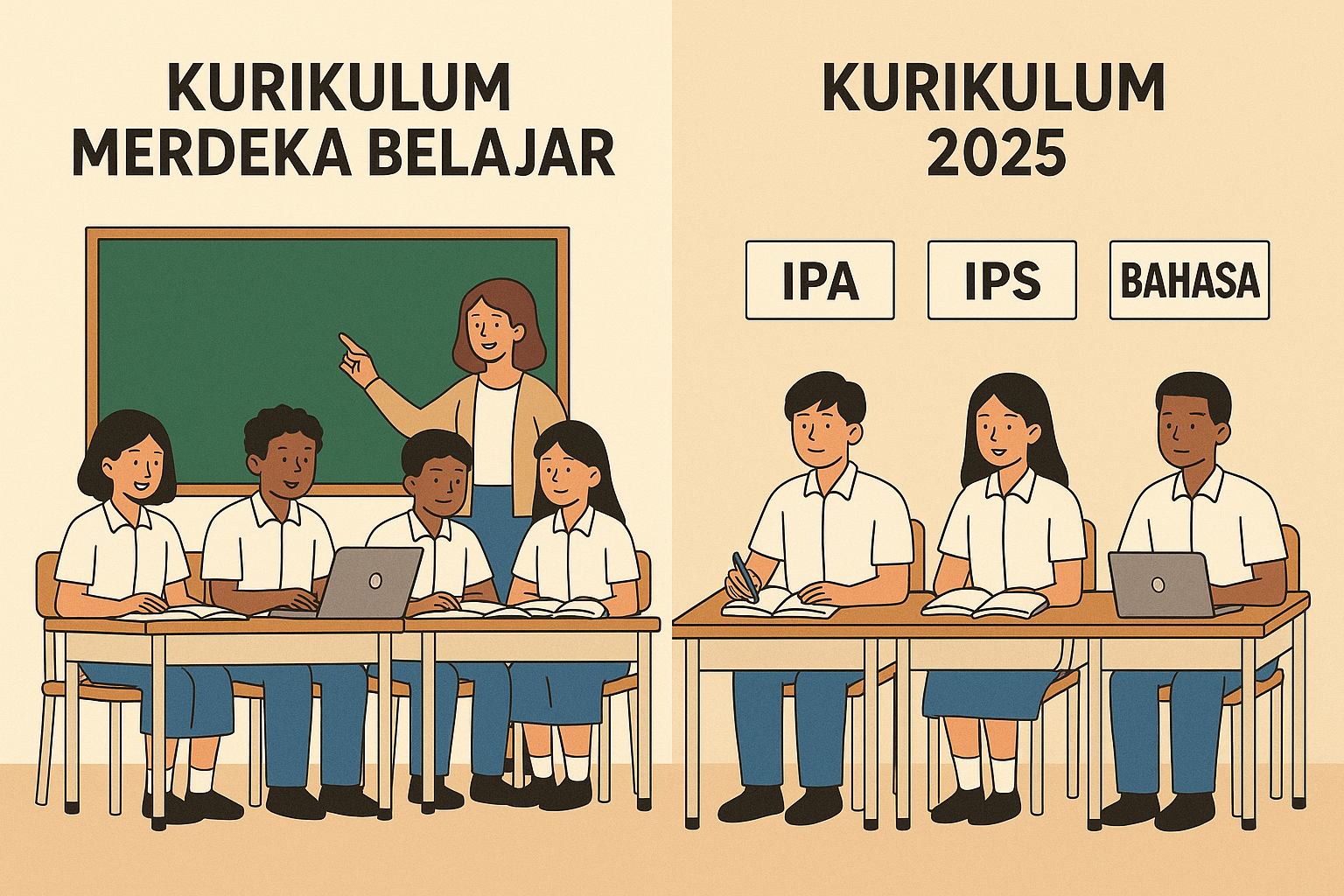 Kurikulum Merdeka Belajar Vs 2025
