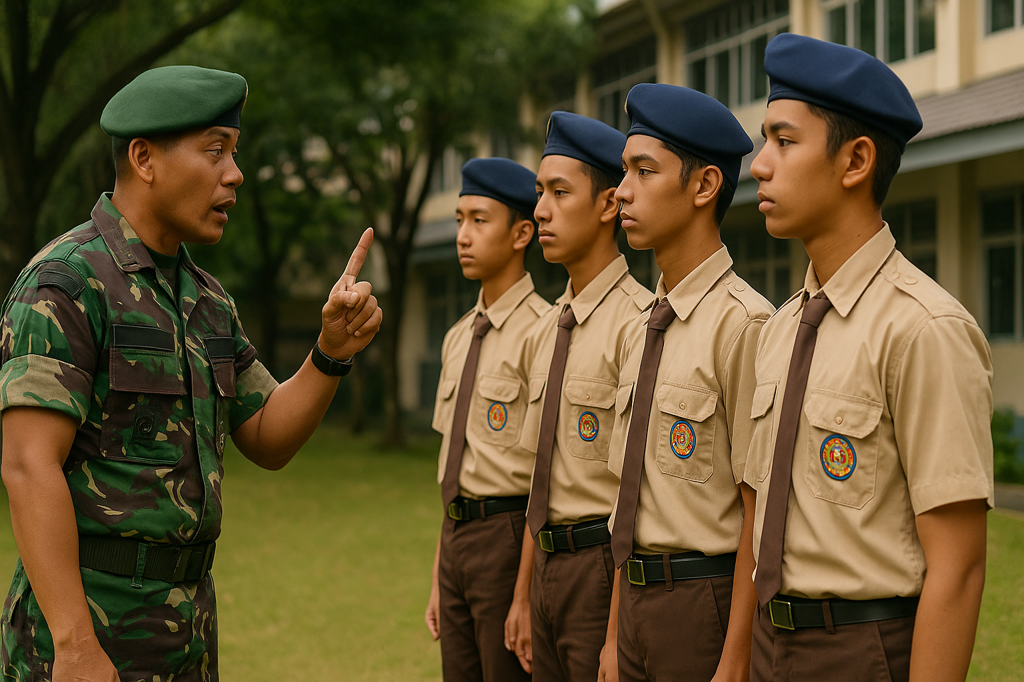 Kurikulum wajib militer di smk dan sma