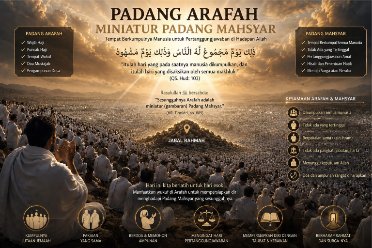 Padang Arafah Miniatur Padang Mahsyar