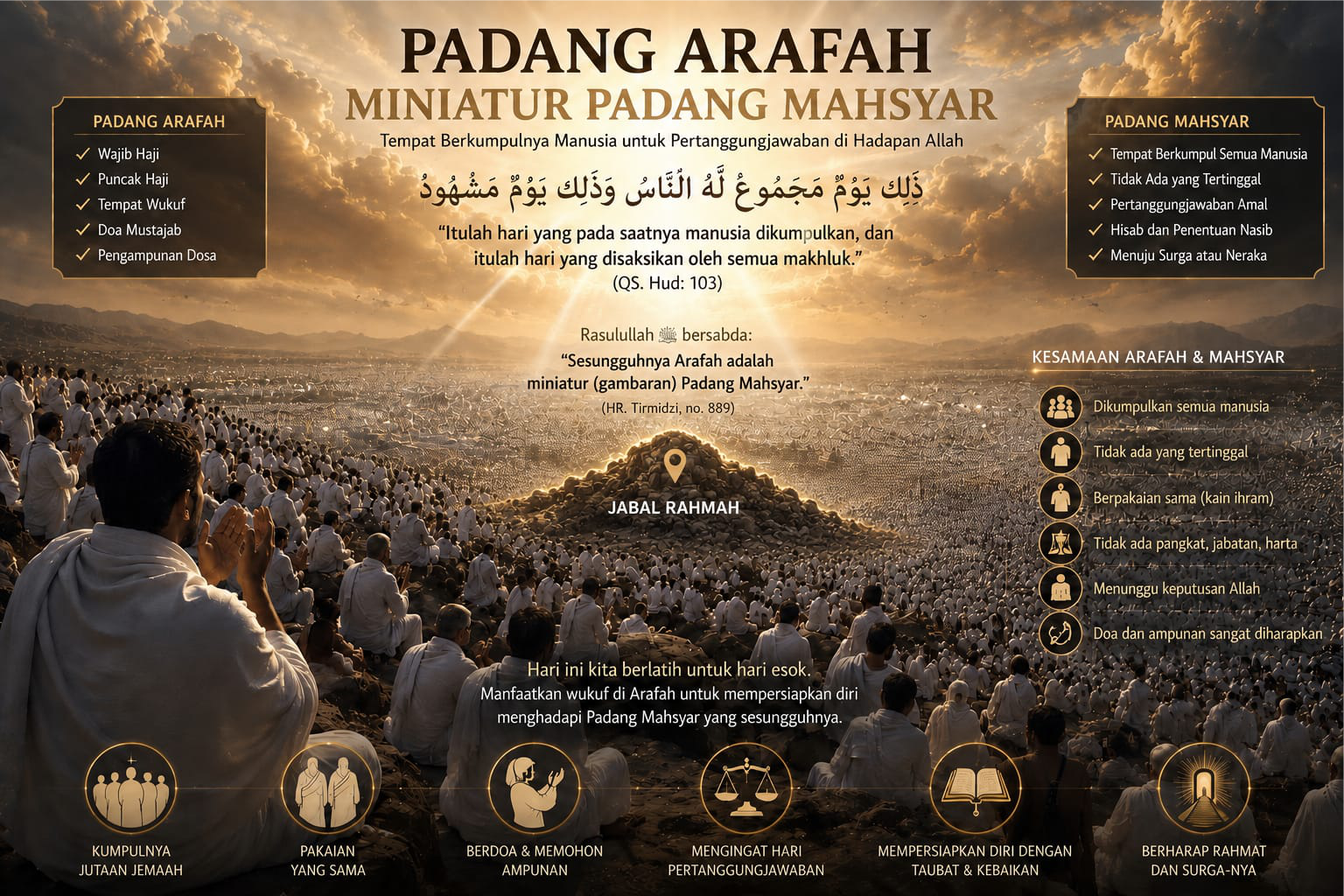 Padang Arafah Miniatur Padang Mahsyar