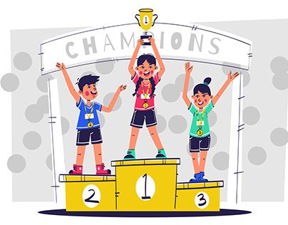 Champions kids' illustration Kuliation
