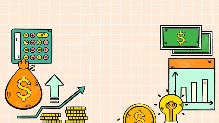 Economic Creative Gold Financial Simple Business Powerpoint Background For Free Download