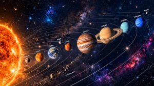 Solar system in the universe
