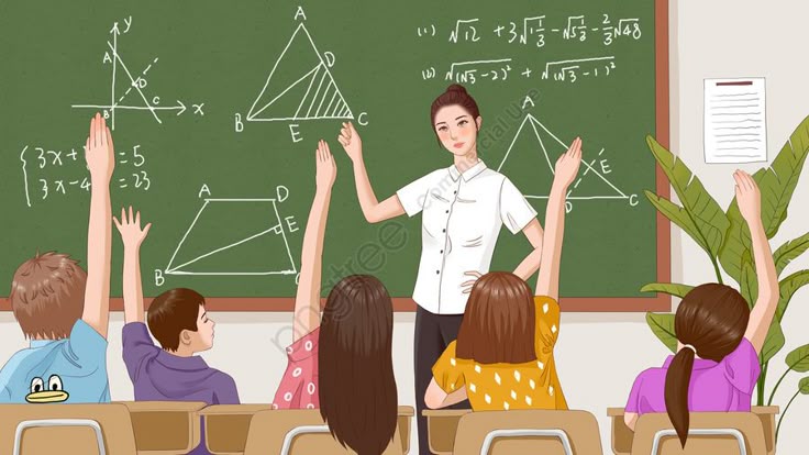 Teaching Scene Hand Painted Strokes Realism, Teacher, Student, Classroom Illustration Background And Wallpaper For Free Download Pngtree